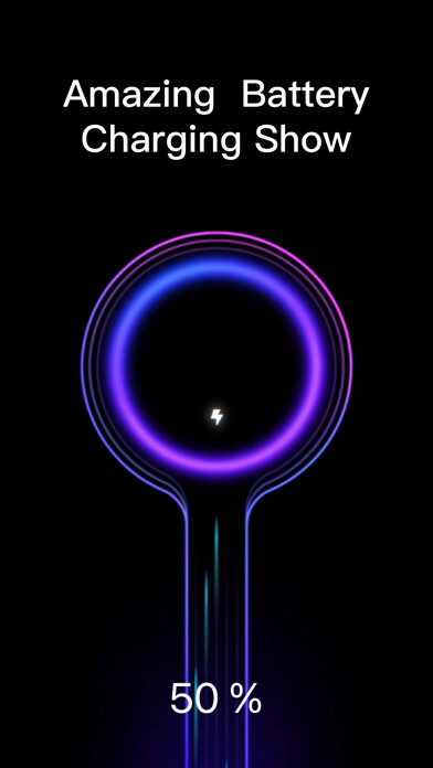 Emulate iPhone app Charging Animation - Cool Show using MyAndroid