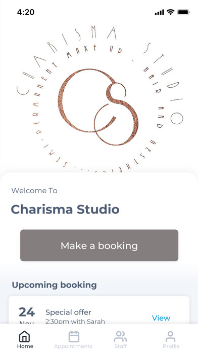 Emulate iPhone app Charisma Studio using MyAndroid