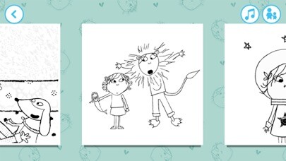 Emulate iPhone app Charlie and Lola Colouring using MyAndroid