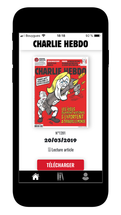 Emulate iPhone app Charlie Hebdo. using MyAndroid Emulate iPhone app Charlie Hebdo. using MyAndroid