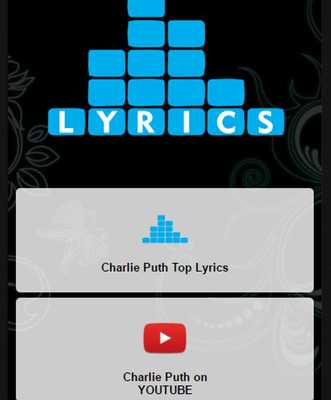 Emulate Android APK Charlie Puth Top Lyrics