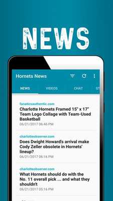 Emulate Android APK Charlotte Basketball News: Hornets Emulate Android APK Charlotte Basketball News: Hornets