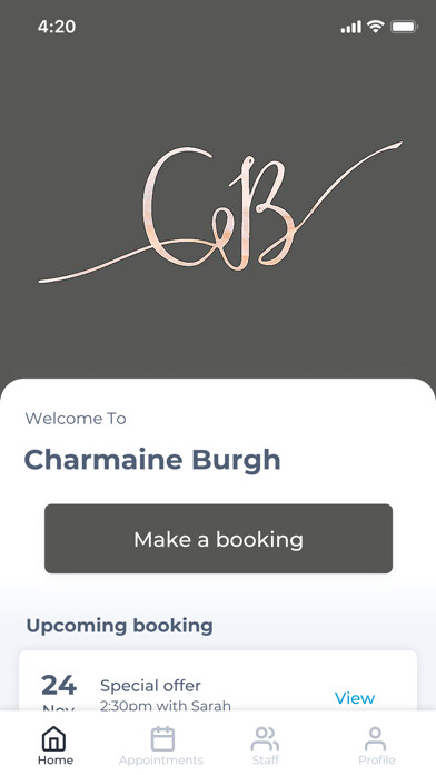 Emulate iPhone app Charmaine Burgh using MyAndroid Emulate iPhone app Charmaine Burgh using MyAndroid