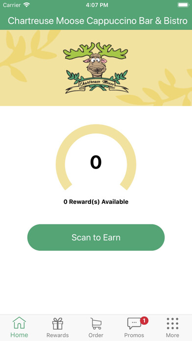 Emulate iPhone app Chartreuse Moose Rewards using MyAndroid Emulate iPhone app Chartreuse Moose Rewards using MyAndroid