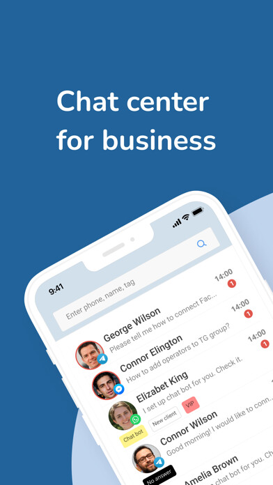 Emulate iPhone app Chat2Desk – chats for business using MyAndroid
