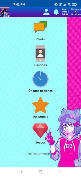 Run android online APK Chat Anime from MyAndroid or emulate Chat Anime using MyAndroid