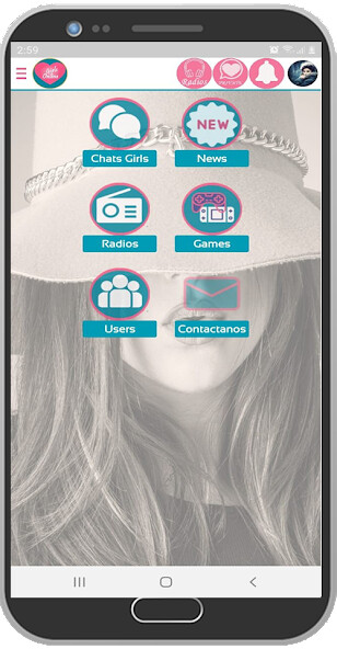 Run android online APK Chat de chicas, amor en línea from MyAndroid or emulate Chat de chicas, amor en línea using MyAndroid Run android online APK Chat de chicas, amor en línea from MyAndroid or emulate Chat de chicas, amor en línea using MyAndroid