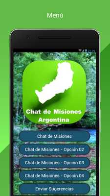 Emulate Android APK Chat de Misiones Argentina
