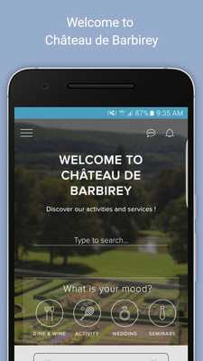 Emulate Android APK Chateau de Barbirey