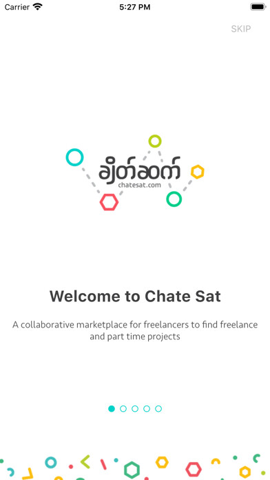 Emulate iPhone app Chate Sat - Freelancer using MyAndroid