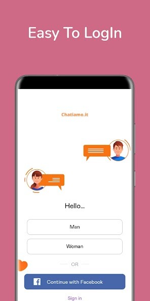 Run android online APK Chatiamo -  Dating App from MyAndroid or emulate Chatiamo -  Dating App using MyAndroid