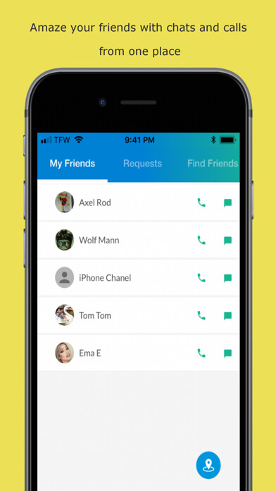 Emulate iPhone app ChatKazam using MyAndroid