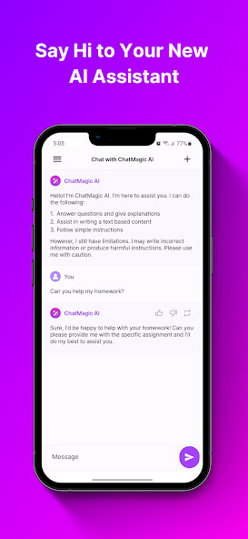 Run android online APK ChatMagic AI: GPT AI Assistant from MyAndroid or emulate ChatMagic AI: GPT AI Assistant using MyAndroid Run android online APK ChatMagic AI: GPT AI Assistant from MyAndroid or emulate ChatMagic AI: GPT AI Assistant using MyAndroid