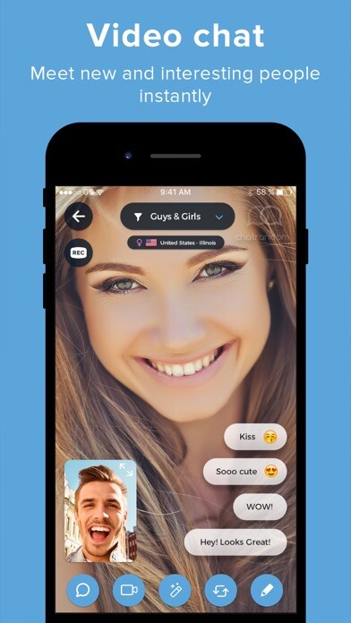 Emulate iPhone app Chatrandom - Live Cam Chat App using MyAndroid Emulate iPhone app Chatrandom - Live Cam Chat App using MyAndroid