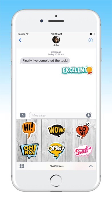 Emulate iPhone app Chat Stickers Pack using MyAndroid Emulate iPhone app Chat Stickers Pack using MyAndroid