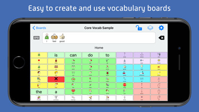 Emulate iPhone app ChatterBoards AAC using MyAndroid