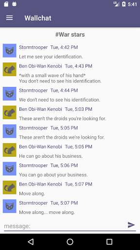 Run android online APK Chat Wallchat from MyAndroid or emulate Chat Wallchat using MyAndroid