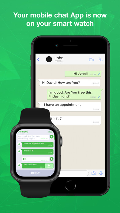 Emulate iPhone app ChatWatch : Text from Watch using MyAndroid Emulate iPhone app ChatWatch : Text from Watch using MyAndroid