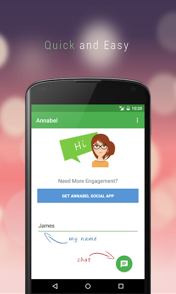 Emulate Android APK Chat with Annabel
