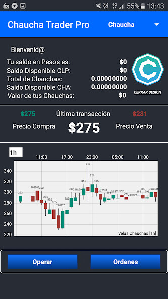 Run android online APK Chaucha Trader Pro from MyAndroid or emulate Chaucha Trader Pro using MyAndroid