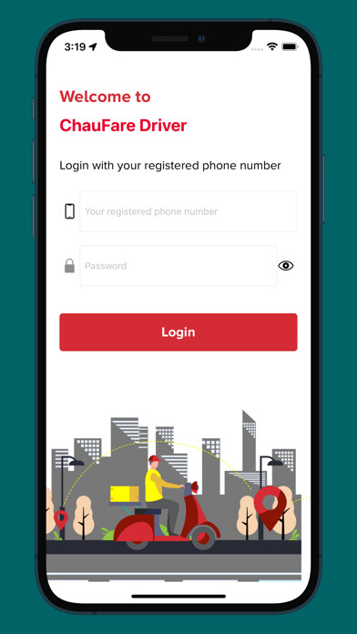 Emulate iPhone app ChauFare Driver using MyAndroid