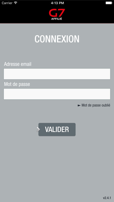 Emulate iPhone app Chauffeur Affilié using MyAndroid