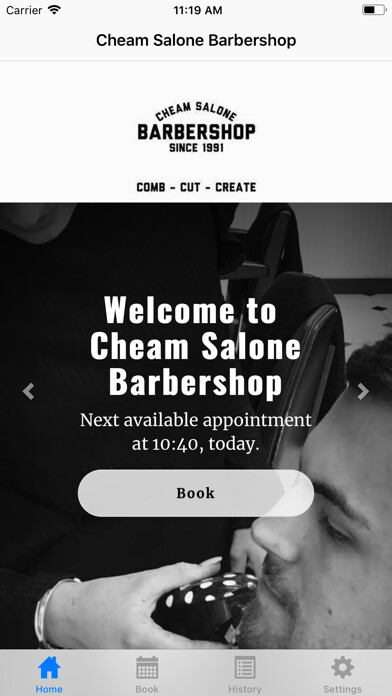 Emulate iPhone app Cheam Salone Barbershop using MyAndroid Emulate iPhone app Cheam Salone Barbershop using MyAndroid