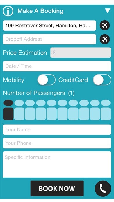 Emulate iPhone app Cheap Cabs using MyAndroid