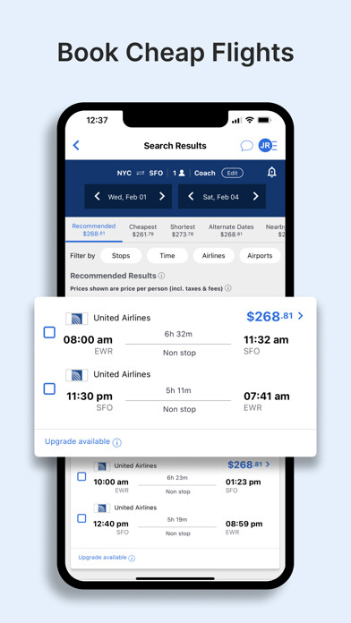 Emulate iPhone app CheapOair: Cheap Flight Deals using MyAndroid Emulate iPhone app CheapOair: Cheap Flight Deals using MyAndroid