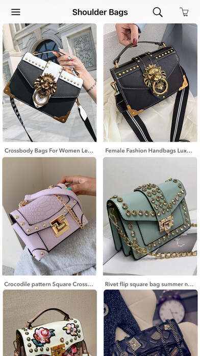 Emulate iPhone app Cheap Women Bag Fashion Online using MyAndroid