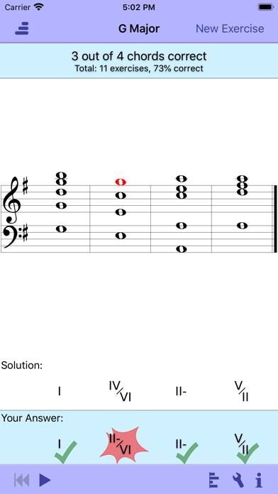 Emulate iPhone app Ch!Ear – Chord Ear using MyAndroid