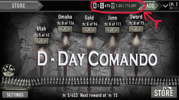 Emulate Android APK Cheat: D-Day Comando ONLINE Emulate Android APK Cheat: D-Day Comando ONLINE