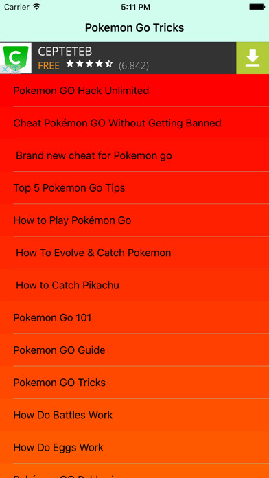 Emulate iPhone app CHEAT For Pokemon Go using MyAndroid Emulate iPhone app CHEAT For Pokemon Go using MyAndroid