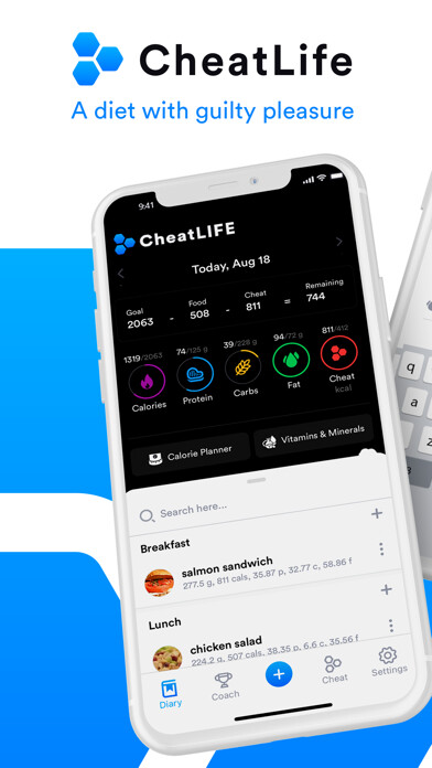 Emulate iPhone app CheatLife - Diet Coach using MyAndroid Emulate iPhone app CheatLife - Diet Coach using MyAndroid