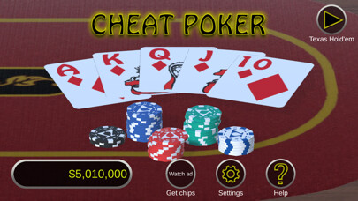 Emulate iPhone app Cheat Poker using MyAndroid Emulate iPhone app Cheat Poker using MyAndroid