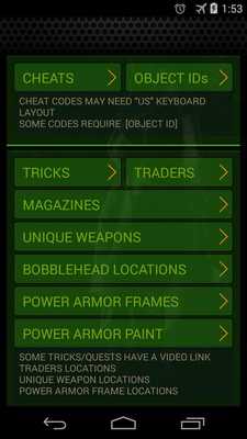 Emulate Android APK Cheats Fallout 4