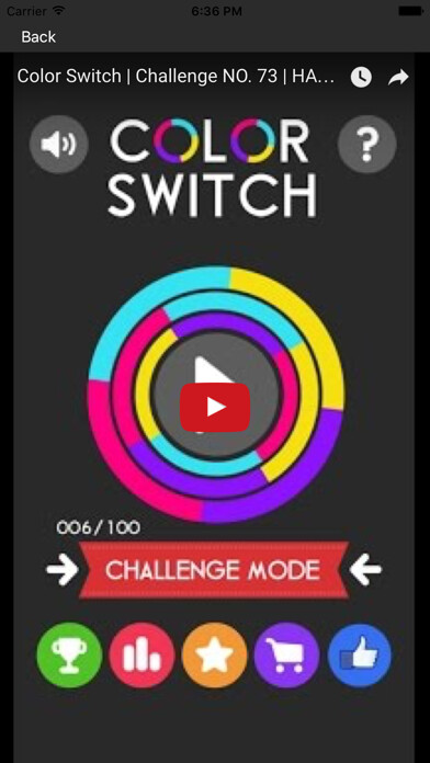 Emulate iPhone app Cheats For Color Switch using MyAndroid