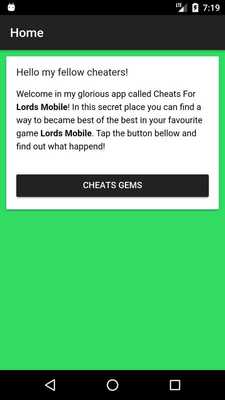 Emulate Android APK Cheats For Lords Mobile