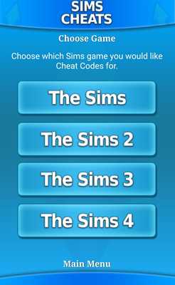 Emulate Android APK Cheats for Sims