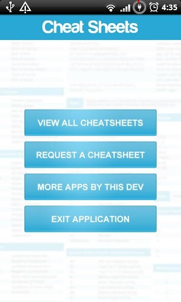 Emulate Android APK Cheat Sheets Lite Emulate Android APK Cheat Sheets Lite