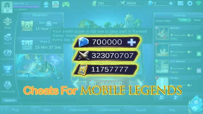 Emulate Android APK Cheats Mobile Legends Emulate Android APK Cheats Mobile Legends