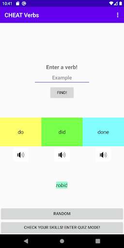 Emulate Android APK CHEAT Verbs Emulate Android APK CHEAT Verbs