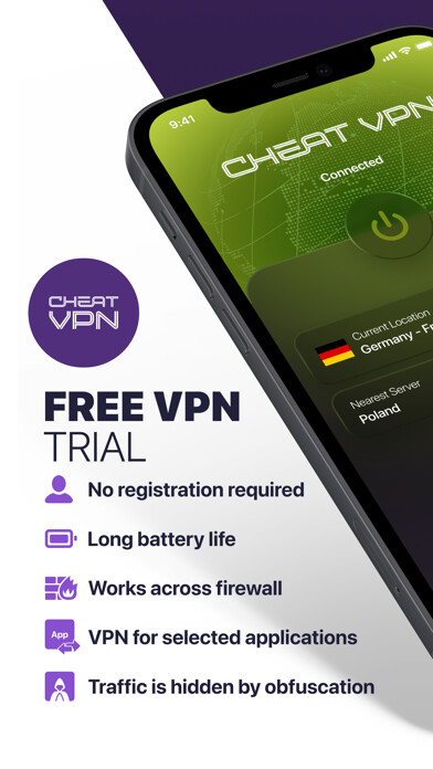 Emulate iPhone app CheatVPN using MyAndroid