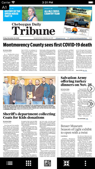 Emulate iPhone app Cheboygan Daily Tribune Print using MyAndroid Emulate iPhone app Cheboygan Daily Tribune Print using MyAndroid
