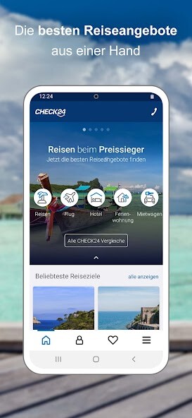 Run android online APK CHECK24 Reisen from MyAndroid or emulate CHECK24 Reisen using MyAndroid
