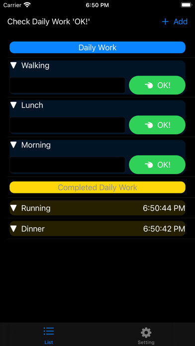 Emulate iPhone app CheckDailyWork OK! using MyAndroid Emulate iPhone app CheckDailyWork OK! using MyAndroid