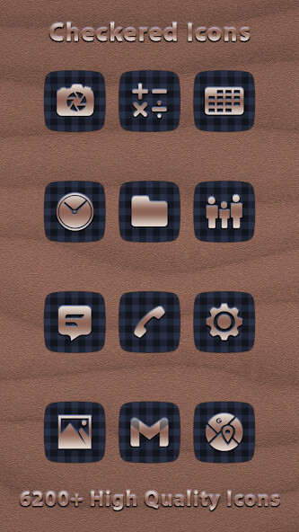 Run android online APK Checkered Blue Icons from MyAndroid or emulate Checkered Blue Icons using MyAndroid