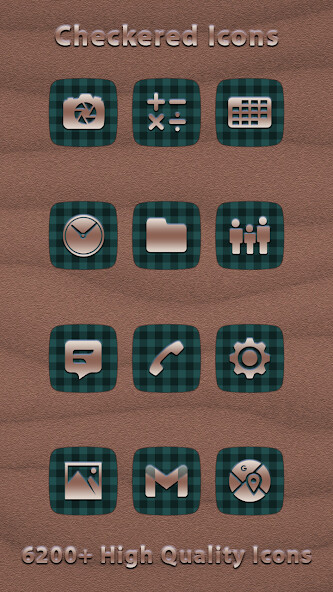 Run android online APK Checkered Teal Icons from MyAndroid or emulate Checkered Teal Icons using MyAndroid