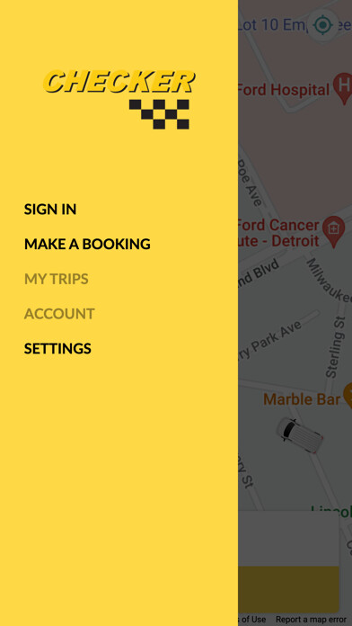 Emulate iPhone app Checker Metro Detroit using MyAndroid