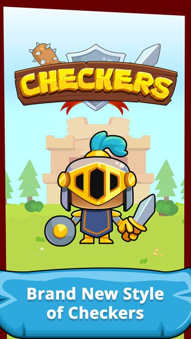 Emulate iPhone app Checkers: 2 Player Board Games using MyAndroid